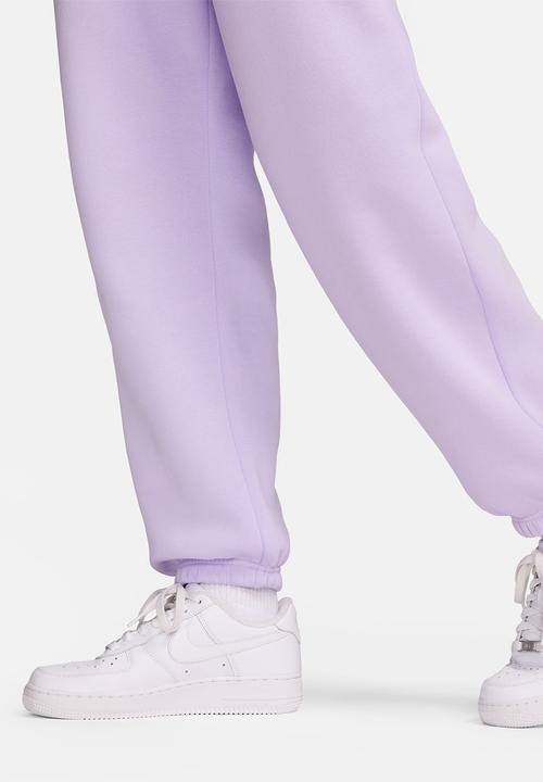 Nike - W nsw phnx flc hr os pant - violet mist/sail