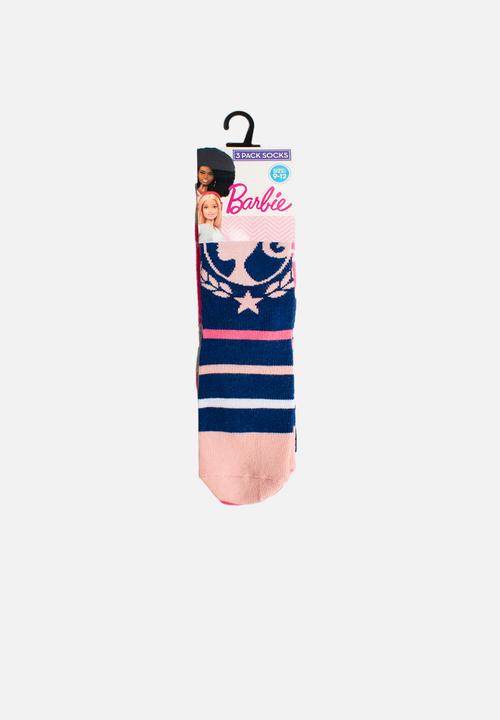 Character Group - Barbie 3 pack socks - pink