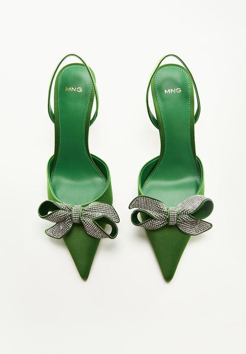 MANGO - Iris-a slingback court - green