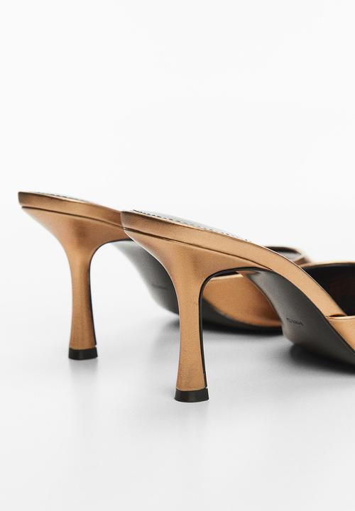 MANGO - Pepic heeled mule - copper