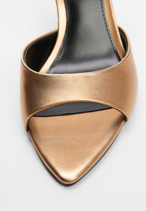 MANGO - Pepic heeled mule - copper