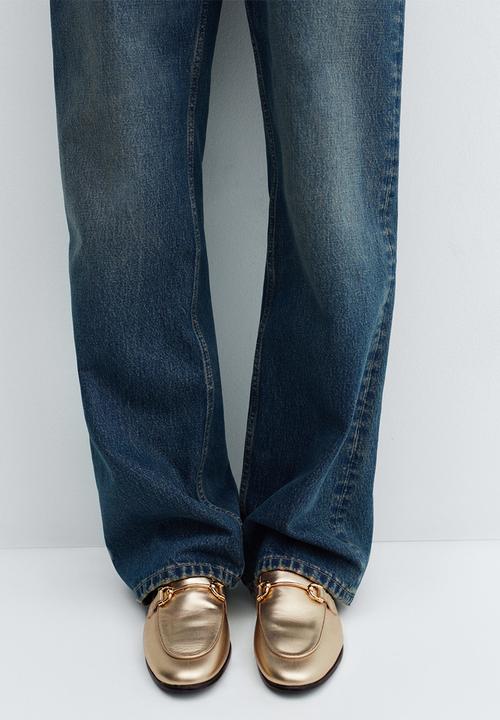 MANGO - Susan2 loafer - gold