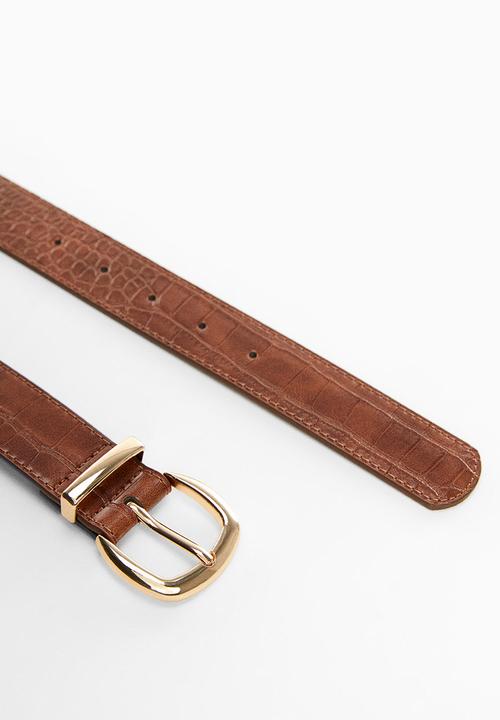 MANGO - Belt Nora - Brown