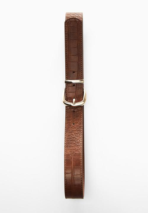 MANGO - Belt Nora - Brown