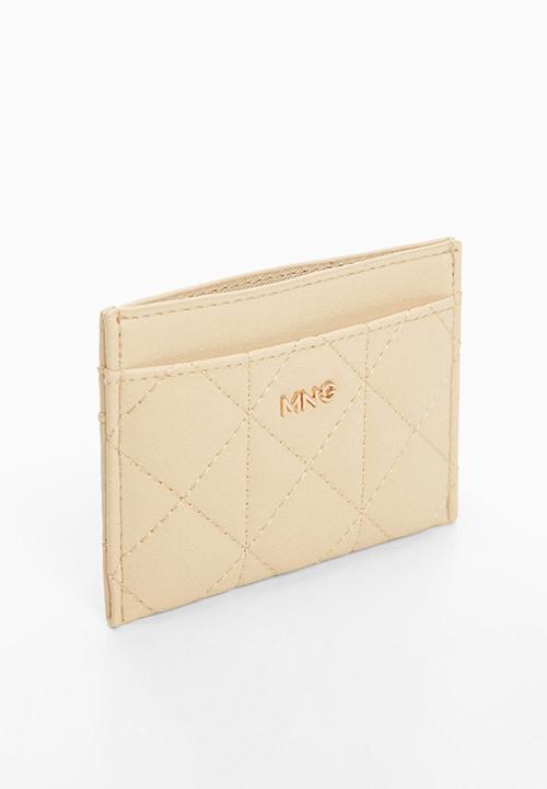 MANGO - Card holder Quark - Natural