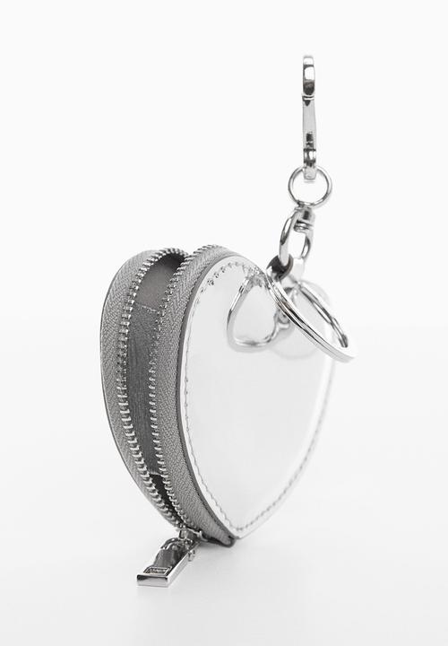 MANGO - Purse Heart - Silver