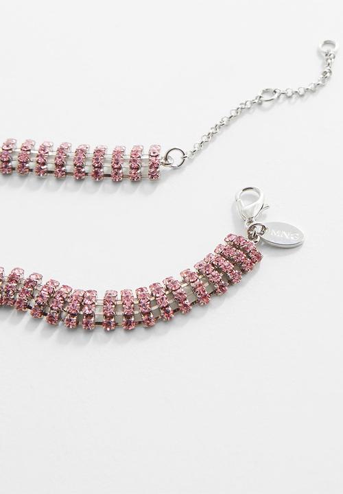 MANGO - Necklace Nerea - Light/pastel pink