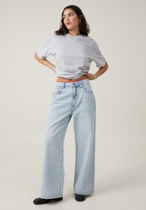 Cotton On - Super Baggy Jean - Palm Blue