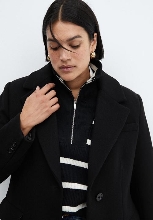 MANGO - Plus coat linda - black