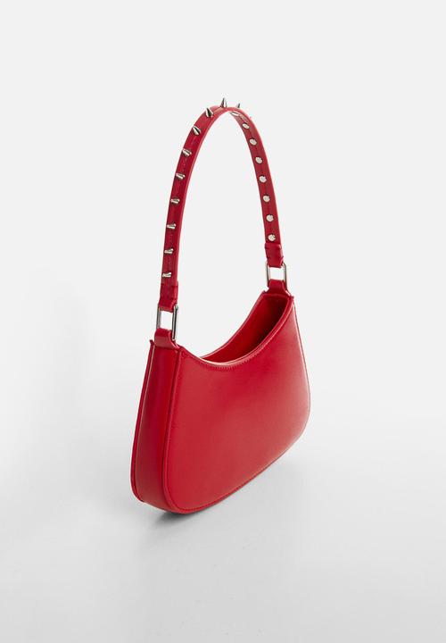 MANGO - Kenda shoulder bag - red