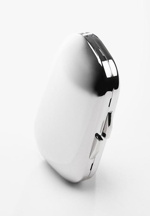 MANGO - Bag mch kenda top handle - silver