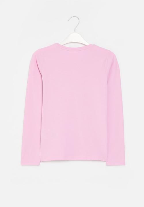 GUESS - Ls t-shirt - soft rose