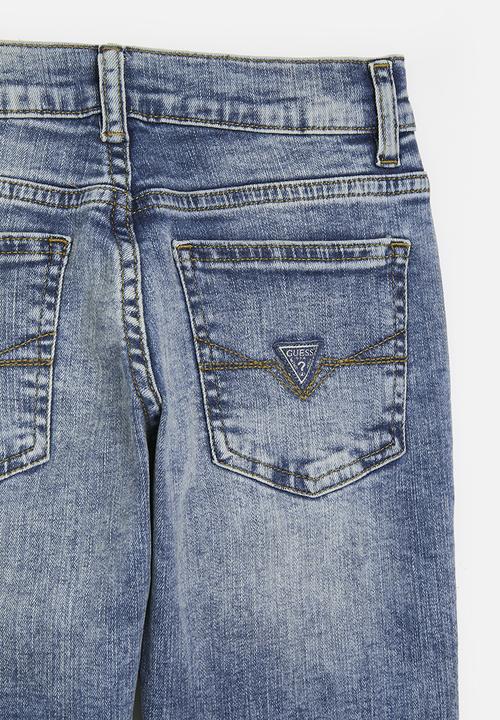 GUESS - Denim slim fit pants - blue