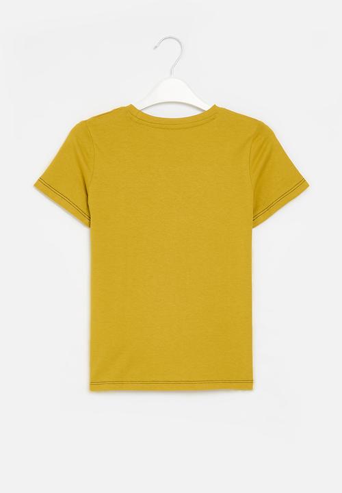 GUESS - Short sleeve T-shirt - goldenrod