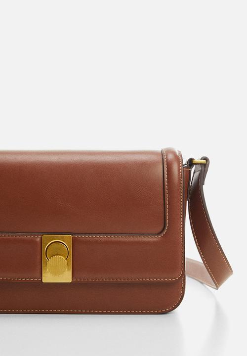 MANGO - Bag luxor - medium brown