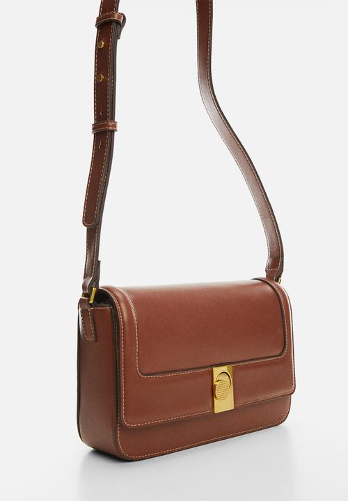 MANGO - Bag luxor - medium brown