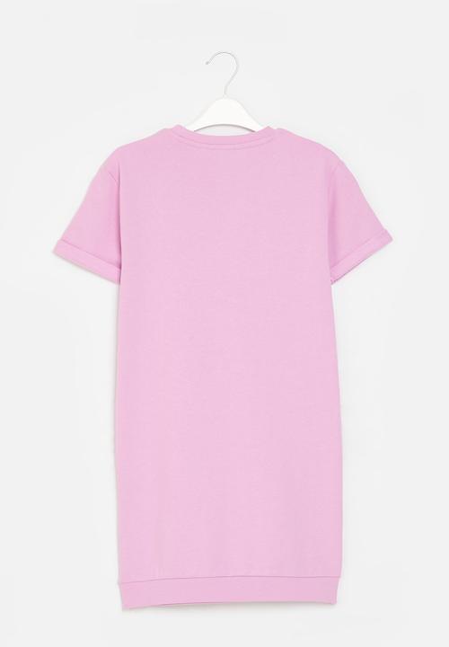 GUESS - Short sleeve active dress - soft rose