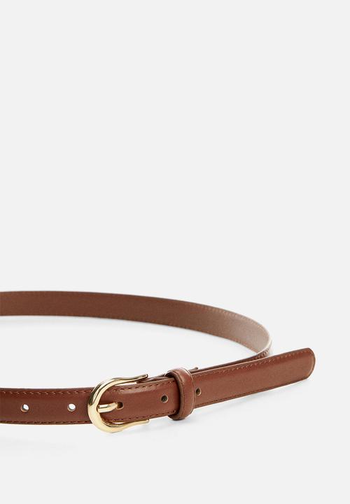 MANGO - Belt Nico - Brown