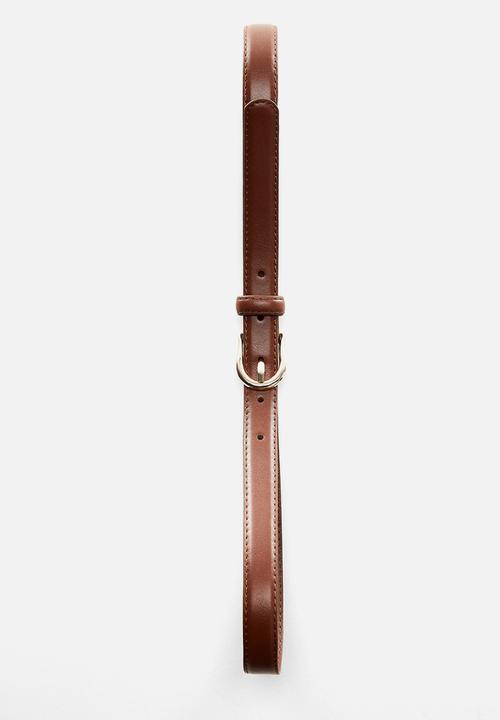 MANGO - Belt Nico - Brown