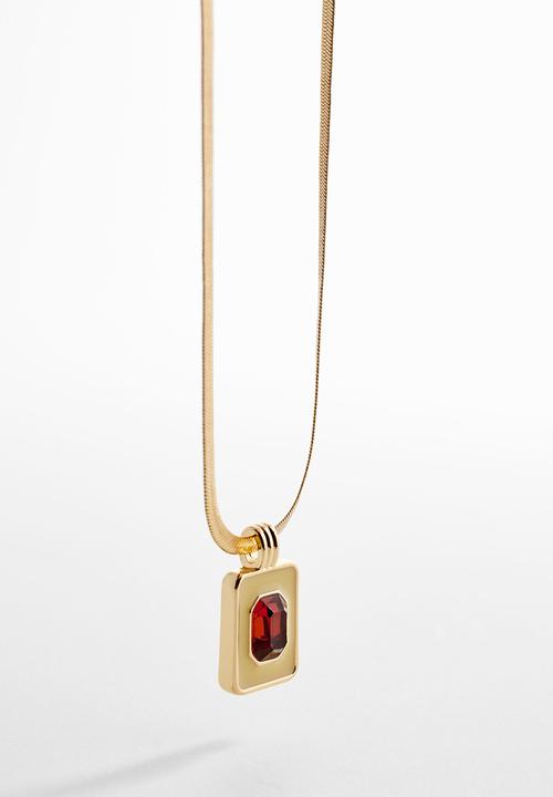 MANGO - Necklace eider - gold