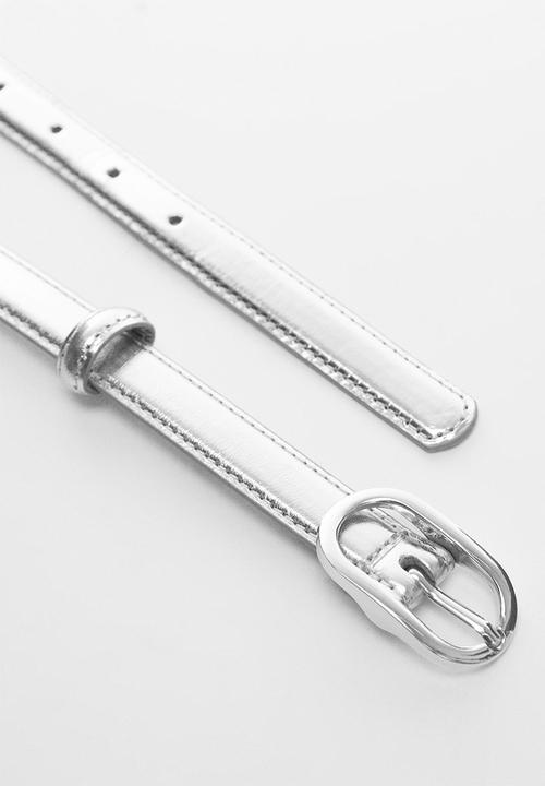 MANGO - Belt Massi - Silver