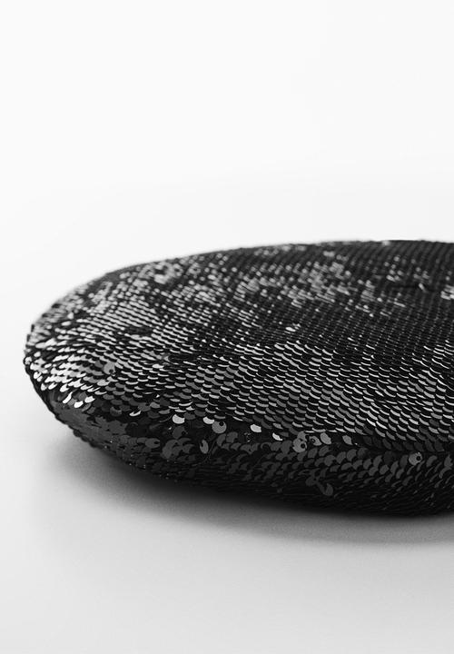 MANGO - Hat Sequins - Black