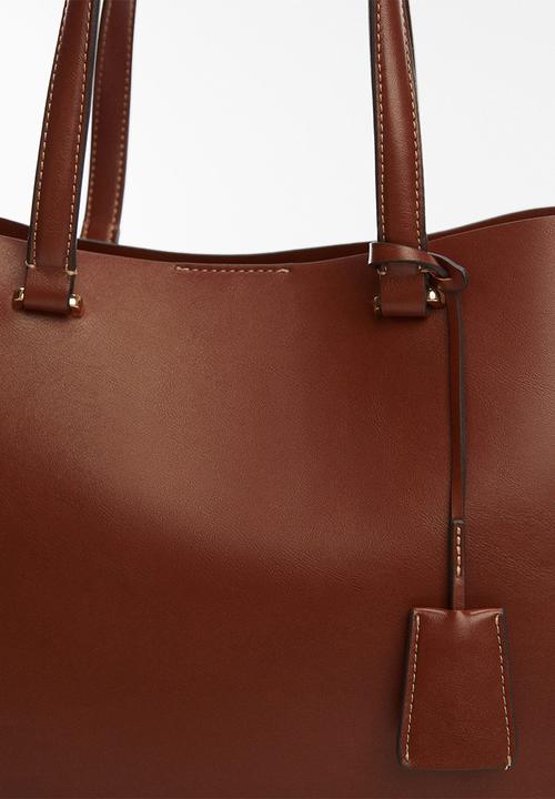 MANGO - Bag bello-cu - medium brown