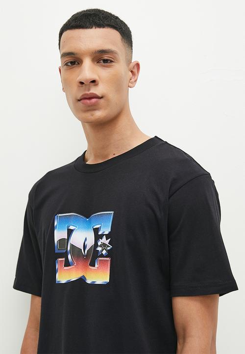 DC - Chrome star short sleeve - black garment dye 