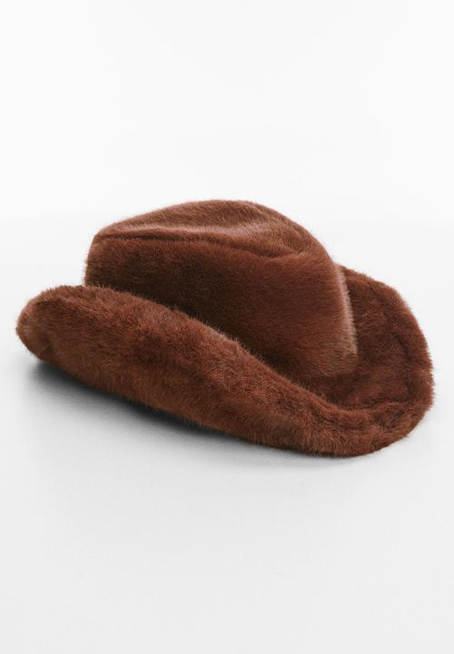MANGO - Hat Cowfur -Brown