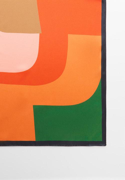MANGO - Neck scarf Ariadna-Orange