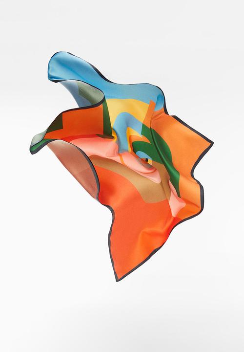 MANGO - Neck scarf Ariadna-Orange