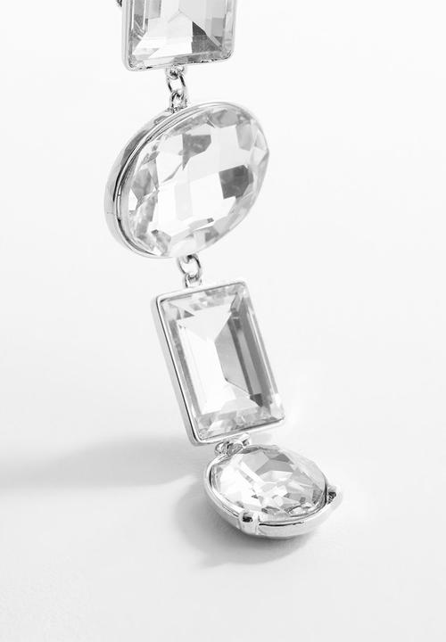 MANGO - Earrings Niza-Silver