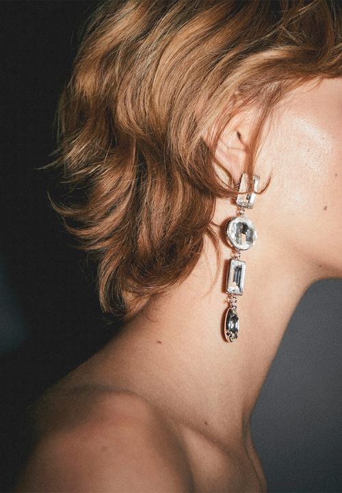 MANGO - Earrings Niza-Silver