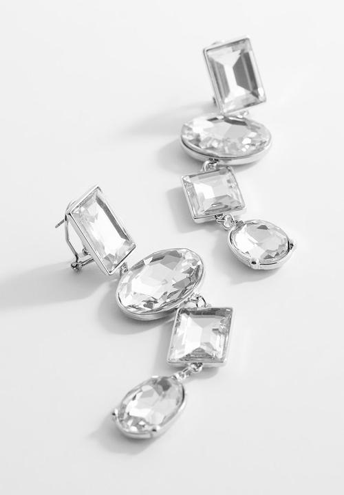 MANGO - Earrings Niza-Silver