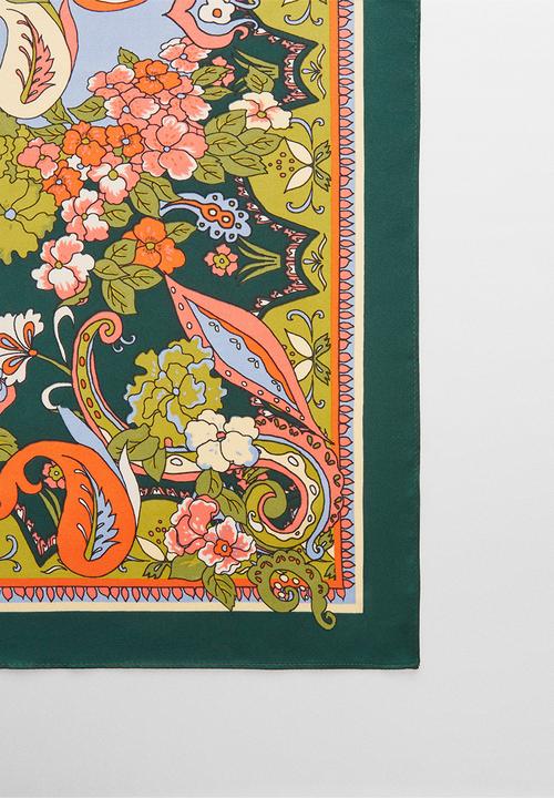 MANGO - Neck scarf Sienna -Green