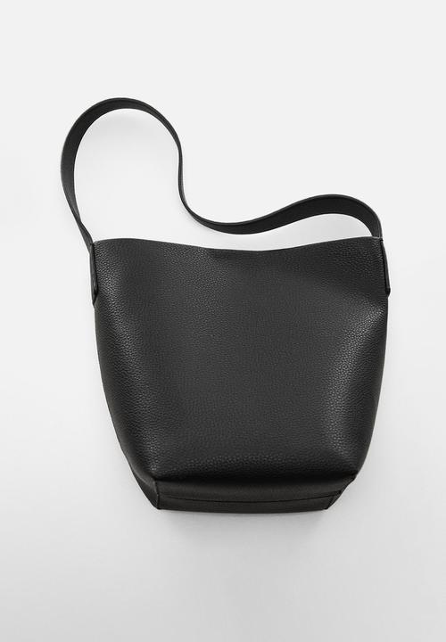 MANGO - Bag rica - black