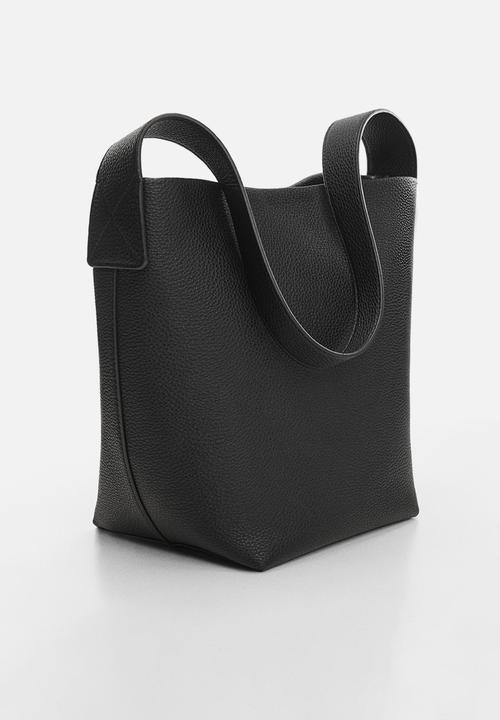 MANGO - Bag rica - black