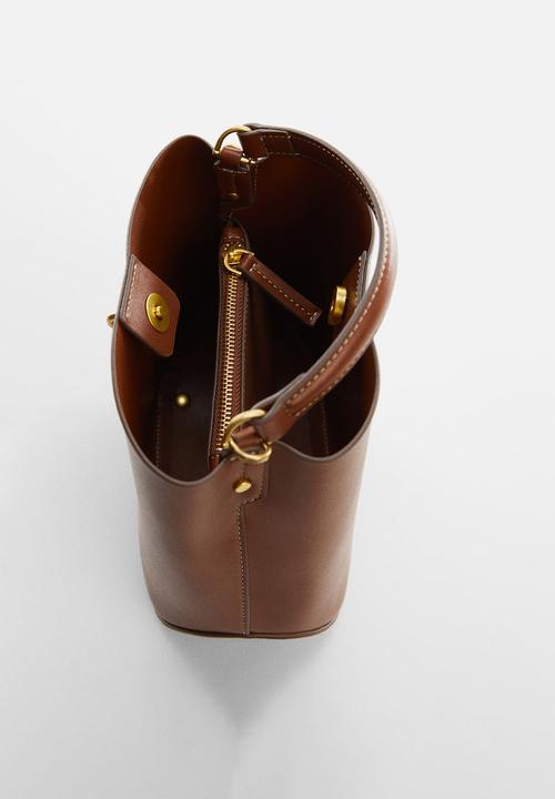 MANGO - Bag miguel - medium brown