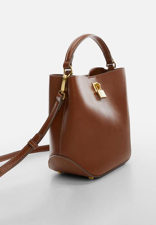MANGO - Bag miguel - medium brown