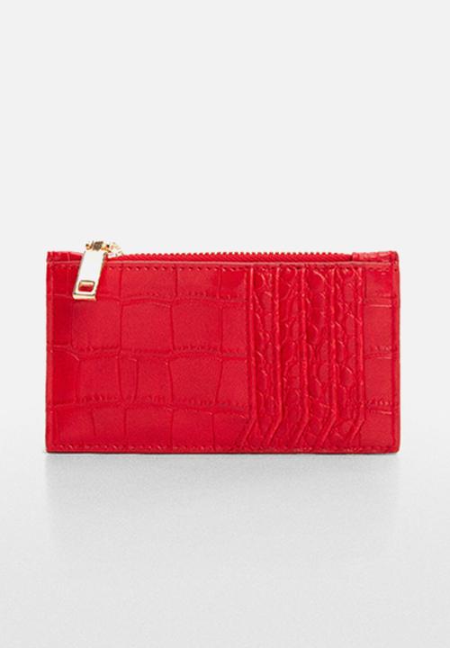 MANGO - Card holder oscar - red