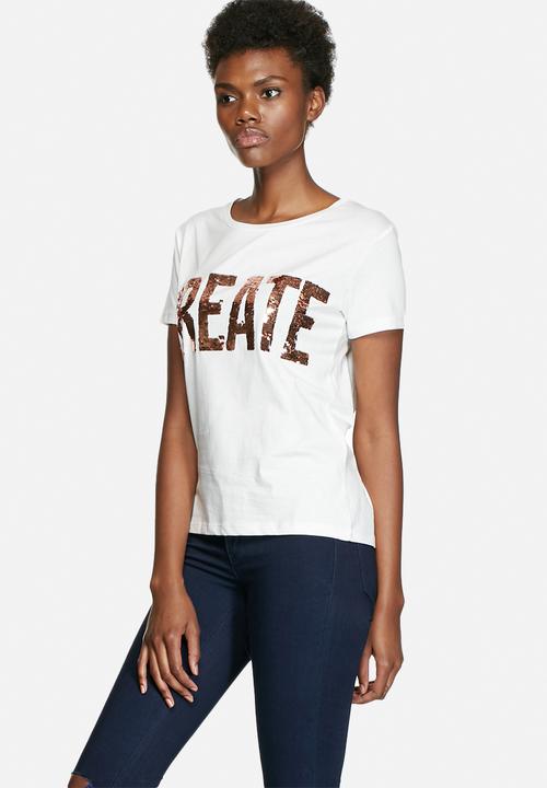 VILA - Create Sequin Tee