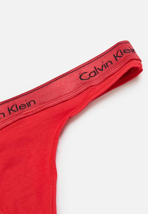 Calvin Klein - Exat thong - rouge