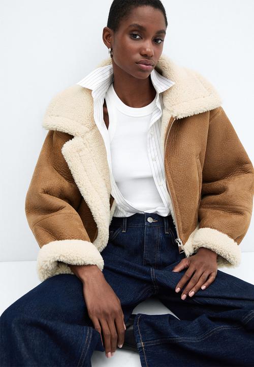 MANGO - Jacket crawford - light beige