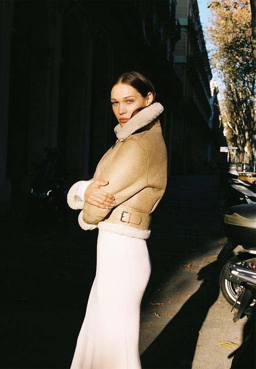 MANGO - Jacket crawford - light beige
