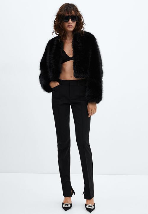 MANGO - Jacket boleta - black