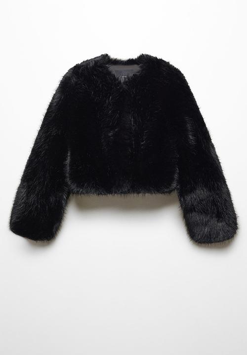 MANGO - Jacket boleta - black