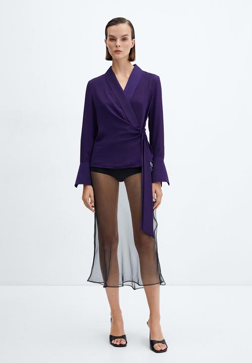 MANGO - Blouse Rider - Midnight Navy