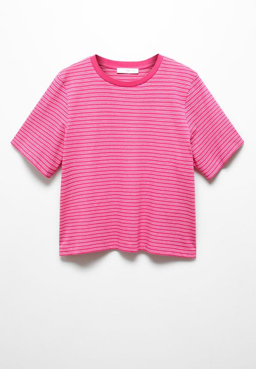 MANGO - T-Shirt Bella-H - Bright Pink