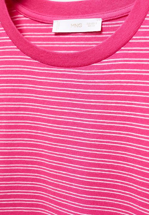 MANGO - T-Shirt Bella-H - Bright Pink