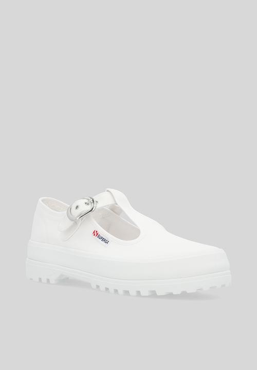 SUPERGA - 2541 Mary jane alpina buckle sandal - 901 white